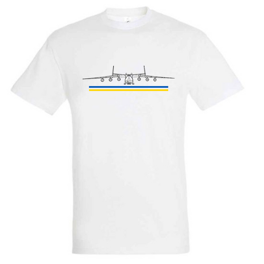Andonov An-225 koos lipuga - Meeste t-särk - Regent