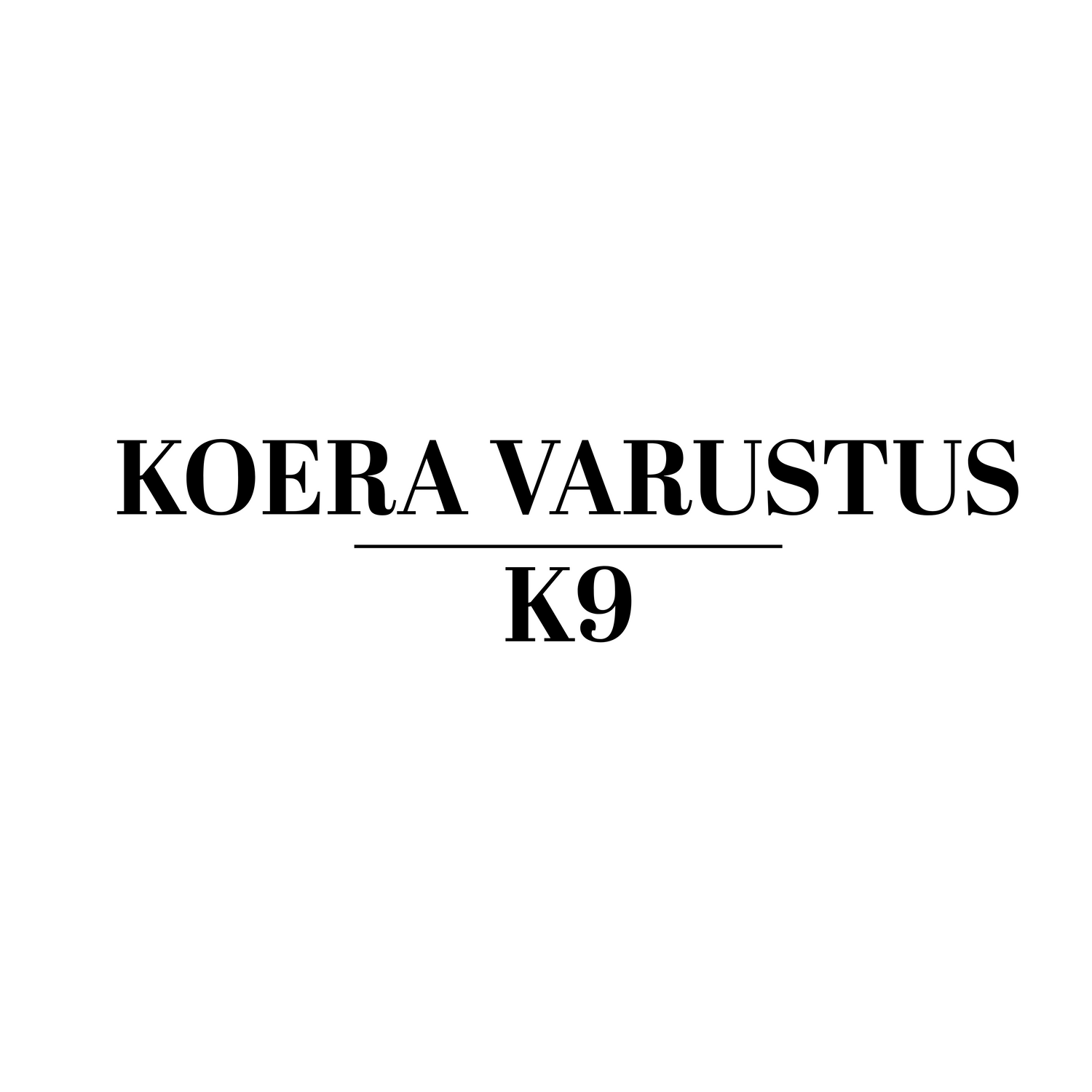 Koera varustus - K9
