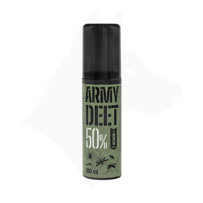 Army DEET 50% sprei puukide, sääskede ja kihulaste vastu - 100 ml
