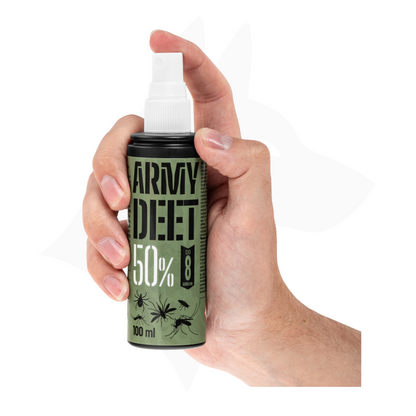 Army DEET 50% sprei puukide, sääskede ja kihulaste vastu - 100 ml
