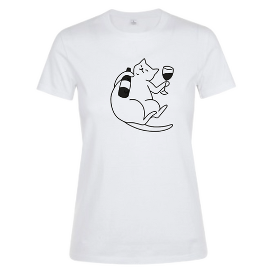Wine Cat - Naiste t-särk - Regent