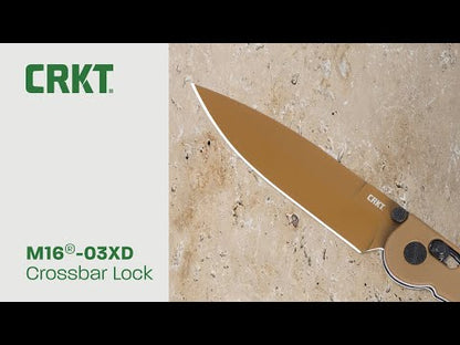 CRKT M16-X Crossbar Lock  – taktikaline taskunuga